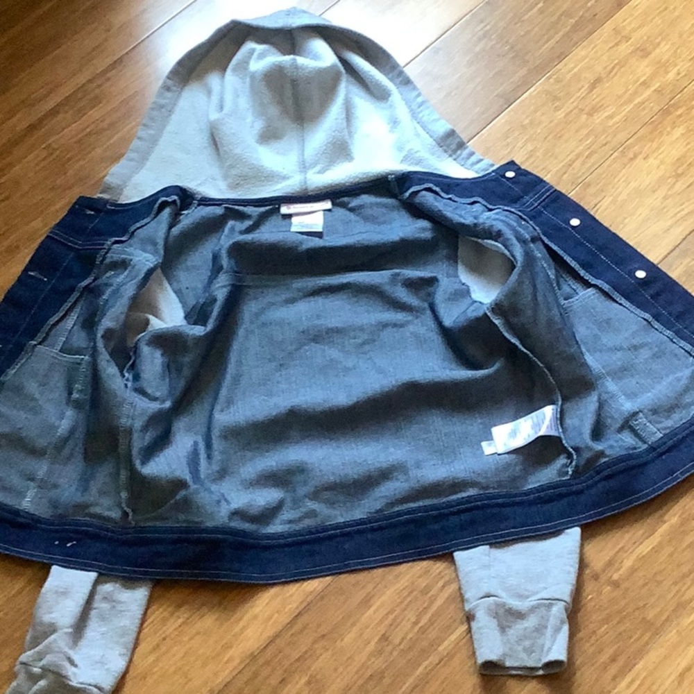 American Girl Hooded Denim Jacket - Picture 5 of 9